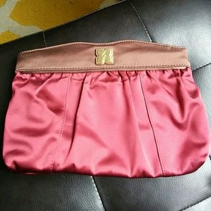 BCBG Satin clutch